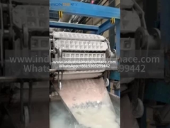 fully auto customized weight 150g aluminium ingot casting machine เครื่องโยนอัลลูมิเนียมอินกอทแบบอัตโนมัติ