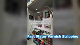 เครื่องทำความร้อนไฟฟ้าเตาอบคอยล์ร้อนมอเตอร์คอยล์: การปอกวานิชสเตเตอร์ประสิทธิภาพสูง