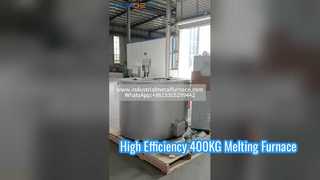 ความต้านทานไฟฟ้า 400KG เตาหลอมเบ้าหลอมรูปไข่สำหรับโรงงานหล่อโลหะ | ความมหัศจรรย์ของอู๋ซี