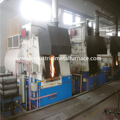 คุณภาพ  2700 × 1600 × 1100mm  Heat Treatment Furnace  140KW Aluminum Annealing Electrical Double Head โรงงาน