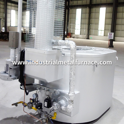 ซื้อ วงรีเบ้าหลอม 300 500 800 1000 กก. เตาหลอมโลหะอุตสาหกรรมแก๊สพร้อมตัวพัก online manufacture