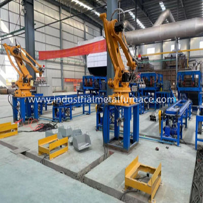 ซื้อ อุตสาหกรรม 5.5 กิโลกรัม 6 แกน อัตโนมัติหุ่นยนต์ อลูมิเนียม Ingot สต็อปปิ้ง Casting Machine online manufacture