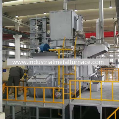 ซื้อ 1000kg/h Natural Gas Aluminum Melting Furnace with 720℃ Temperature online manufacture