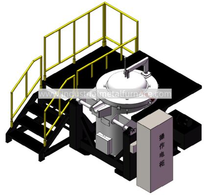 ซื้อ เตาหลอมเทลลูเรียมแบบต้านทานไฟฟ้า WDL-DGQ-600 พร้อมระบบเอียงไฮดรอลิก การผลิตออนไลน์