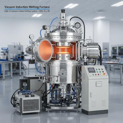 ซื้อ เตาหลอมโลหะแบบเหนี่ยวนำสุญญากาศ – ระบบหลอมโลหะอุณหภูมิสูง | WDL-RLL-50 การผลิตออนไลน์
