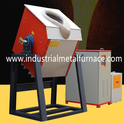 คุณภาพ  160KW 100KG Industrial Induction Furnace Melting Furnace For Cast Iron Heat Treat โรงงาน