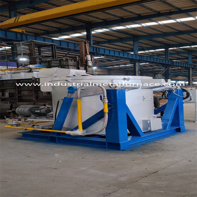 ซื้อ เตาหลอมอะลูมิเนียมแบบเอียง WDL-BCQ-1200 ใช้เชื้อเพลิงน้ำมัน - ความจุ 1.2 ตัน การผลิตออนไลน์