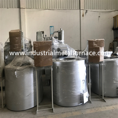 ซื้อ 500kg / H 1000KG เตาหลอมโลหะอุตสาหกรรมแบบเอียงการเหนี่ยวนำการหลอมอลูมิเนียม online manufacture