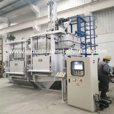 ซื้อ 2000KG/H Continuous Gas Fired Industrial Aluminum Melting Furnace online manufacture