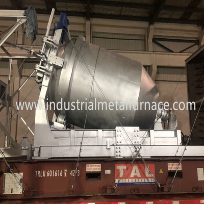 ซื้อ 5000KG เตาหลอมแบบใช้แก๊สหมุน, เตาหลอมโลหะอุตสาหกรรม online manufacture