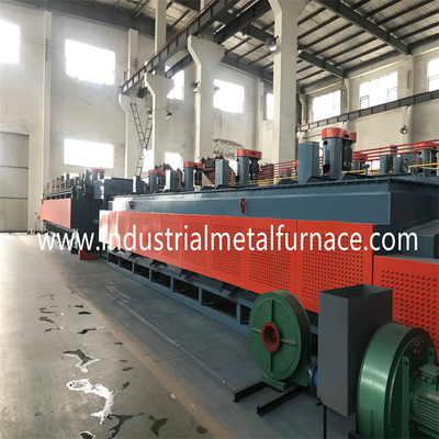 50Hz 3 เฟสบำบัดความร้อนตาข่ายเข็มขัดเตาต้านทานไฟฟ้าสนับสนุน Roller