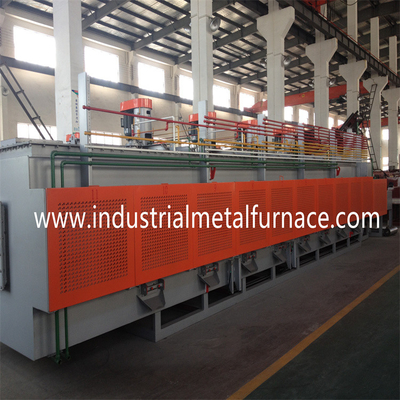 50Hz 3 เฟสบำบัดความร้อนตาข่ายเข็มขัดเตาต้านทานไฟฟ้าสนับสนุน Roller