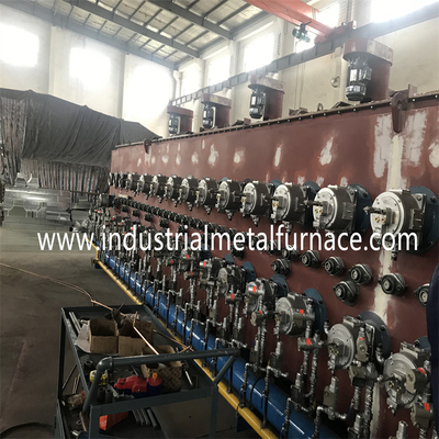 สนับสนุน Roller Gas เตาตาข่ายตาข่ายต่อเนื่อง Carburizing Tempering For Fasteners