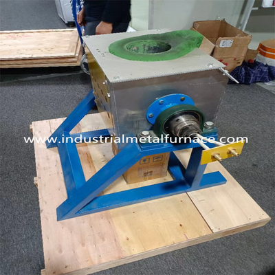 25KW 5KG เตาหลอมเหนี่ยวนำโลหะเบ้าหลอมประเภท 2000 องศาเตาหลอมสแตนเลส