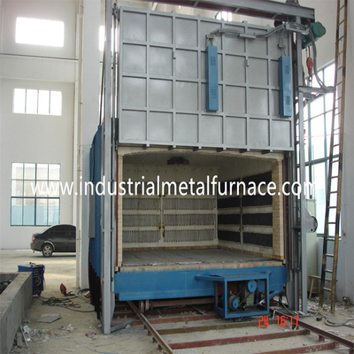 Bogie Hearth Heat Treatment Car Bottom Furnaces อุปกรณ์ไฟฟ้า 1 โซน 2400 × 1700 × 1300 มม.