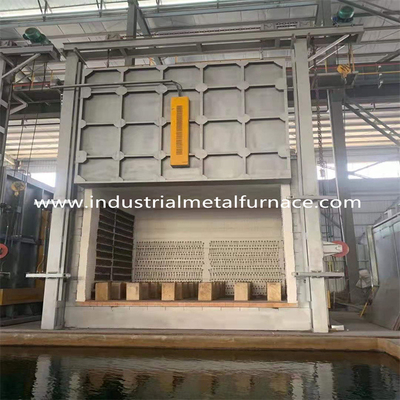 รถเข็นประเภทรถด้านล่าง 900KW เตาโรตารี่โบกี้ประเภทเตาบำบัดความร้อน4000kg