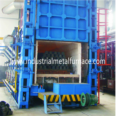 2000MM 1300 Degree Natural Gas Car Bottom Furnace, Bogie Hearth Furnace อุณหภูมิสูง