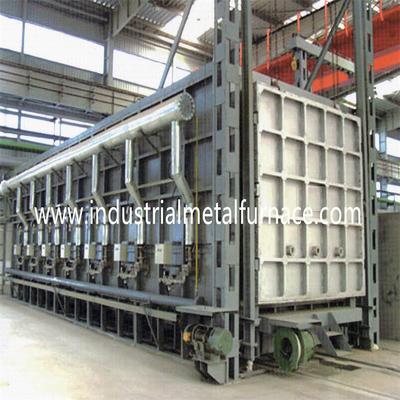 เตาบำบัดความร้อน 1200 องศาเตาเผาด้านล่างรถยนต์ 4 โซนเตาเผาลมร้อนแบบใช้แก๊ส