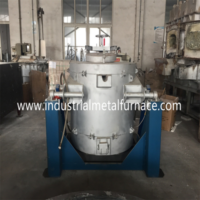 1250 องศาเอียงประเภทน้ำมันเบ้าหลอมสำหรับหลอมอลูมิเนียมเตาโลหะผสมทองแดง
