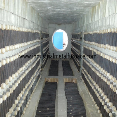 550 องศาเซลเซียส โบกี้ หัวหินอัลลูมิเนียม สาย annealing รถเตาล่างสําหรับลวดอัลลูมิเนียม