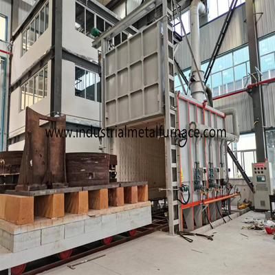 550 องศาเซลเซียส โบกี้ หัวหินอัลลูมิเนียม สาย annealing รถเตาล่างสําหรับลวดอัลลูมิเนียม