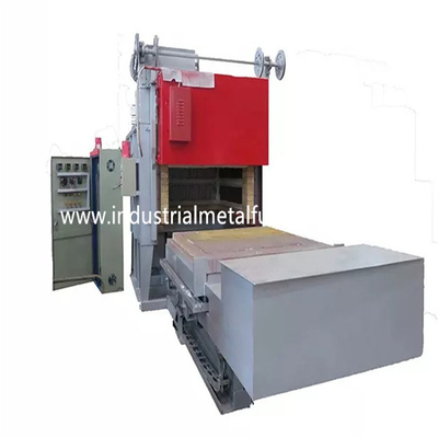 700 ℃ Electric Bogie Hearth Furnace 8000 × 4000 × 2000mm กระบวนการหลอม