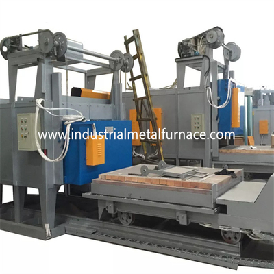 เตาบำบัดความร้อน 4 โซน Bogie Hearth 8000 × 3500 × 2300mm Gas Fired