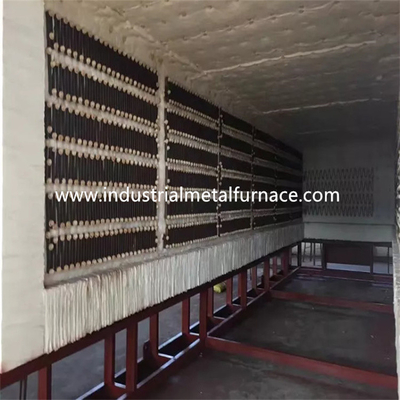 1250 ℃เตาไฟฟ้าด้านล่างรถยนต์ 3000 × 1,000 × 1,000 มม. ควบคุมอุณหภูมิอิสระ