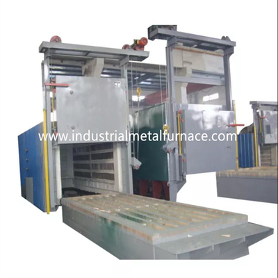 Bogie Hearth Heat Treat Furnace 8000 × 2500 × 2000mm ประเภทรถยนต์ไฟฟ้าด้านล่าง