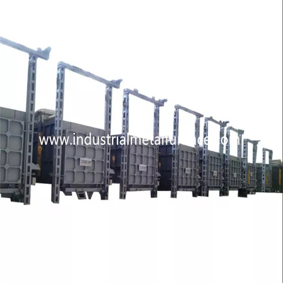 950 องศาเซลเซียส Bogie Hearth Furnace อุตสาหกรรมไฟฟ้าสำหรับชิ้นส่วนเหล็ก
