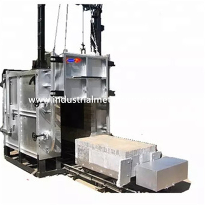 เตาบำบัดความร้อนแบบรถเข็นคู่ไฟฟ้า Bogie Hearth สำหรับชิ้นส่วนอลูมิเนียม