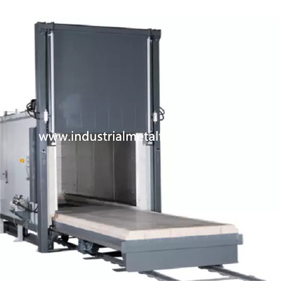เตาบำบัดความร้อน Bogie Hearth รถเข็นเอียง 65KW 18Ton 1100 * 550 * 450