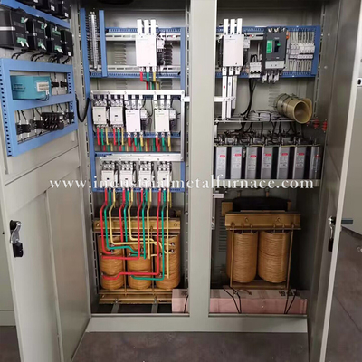 เตาหลอมทองแดงเหนี่ยวนำสองอ่าง 200KW สำหรับการหล่อด้วยแรงโน้มถ่วง 500 กก. / ชม