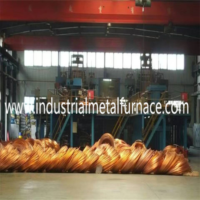 400KW Red Copper Smelter อุปกรณ์หล่อหล่อหล่อหล่อหล่อหล่อหล่อหล่อสําหรับทองแดง