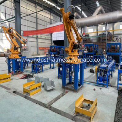อุตสาหกรรม 5.5 กิโลกรัม 6 แกน อัตโนมัติหุ่นยนต์ อลูมิเนียม Ingot สต็อปปิ้ง Casting Machine