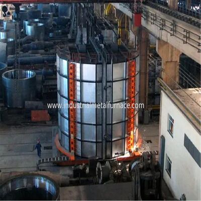 Vertical Side-Loading Heat Treatment Furnace with 300-ton Capacity and 8-Zone Precision Control for 1000 °C Large Rotors