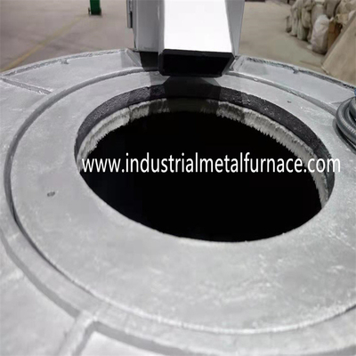 650 องศา 400KG ก๊าซธรรมชาติเหล็กหล่อเตาหลอมเหล็กหล่อสังกะสี 200Kg / Hr