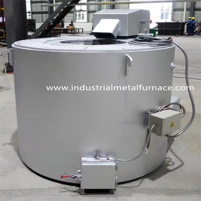 850C 1000kg เตาหลอมอลูมิเนียมเตาหลอมอลูมิเนียมเตาไฟฟ้า