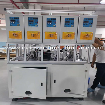 20KHZ Silver Tilting Crucible Induction เตาหลอมโลหะอุตสาหกรรม 15 ถึง 160 KW