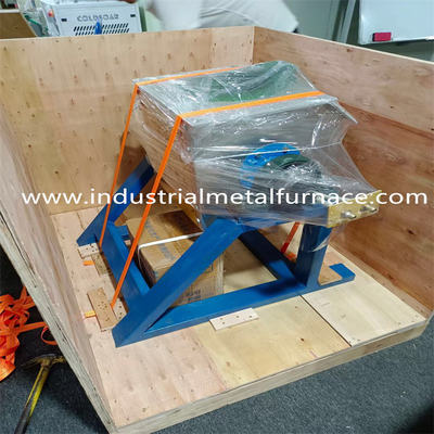 110KW 50KG เตาเหนี่ยวนำอุตสาหกรรมเครื่องทำความร้อนหลอมโลหะ 145kgs