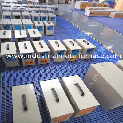 70KW ความถี่ปานกลางอลูมิเนียมทองไฟฟ้าเหล็กเหนี่ยวนำเตาหลอมทองแดง