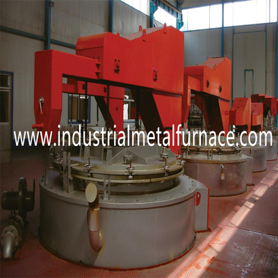 เตาหลอมความร้อนแบบ Bright Annealing Pit Well Spheroidizing สำหรับสายไฟ 30000 กก. / ชม