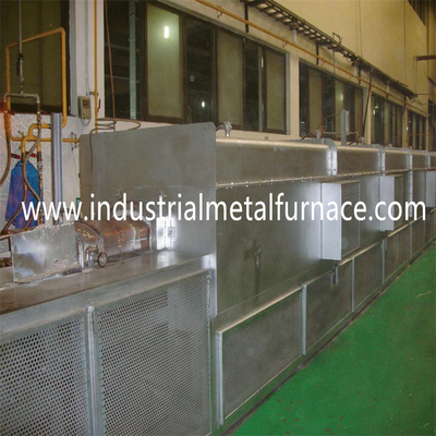 500kg / H สายพานตาข่าย Isothermal Roller Hearth Furnace การหลอมที่สดใส