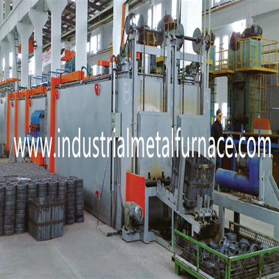 แท่งกดสองแถว Isothermal Spheroidizing Heat Treatment Annealing Furnace เตาหลอมอุณหภูมิสูง