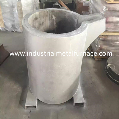 เท 540mm Aluminium Melting Foundry Molten Aluminium Transfer Ladles