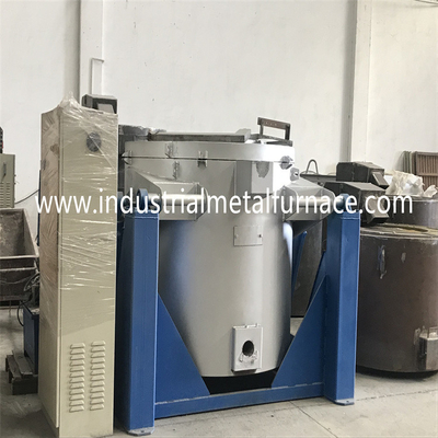 PID Tilting Type เตาหลอมเบ้าหลอมที่ใช้แก๊สสำหรับอลูมิเนียมอัลลอยด์ 1000kg
