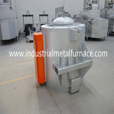 300kg / H Pit Type เตาหลอมอลูมิเนียมอุตสาหกรรมขนาดเล็กความต้านทานไฟฟ้า 150KW