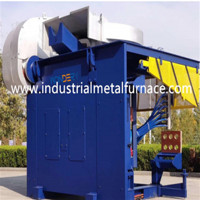 5T 60 นาทีหลอมเหล็กเชลล์อุตสาหกรรมเตาเหนี่ยวนำสำหรับการหลอมเหล็ก 3000KW