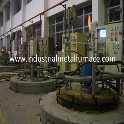 90KW 50HZ Pit Type Gas Carburizing Furnace ความต้านทานไฟฟ้าเตาเผา Carburizing ก๊าซอย่างต่อเนื่อง